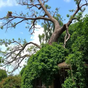 cai sobre uma casa em Curitiba