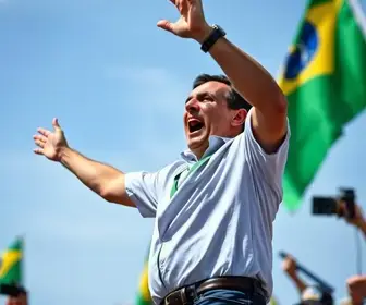 Flávio Bolsonaro em Araucária